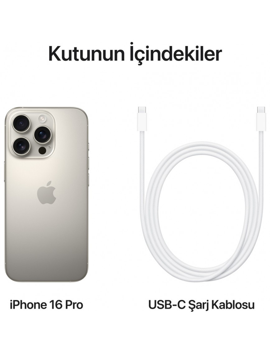 iPhone 16 Pro 256GB Natürel Titanyum